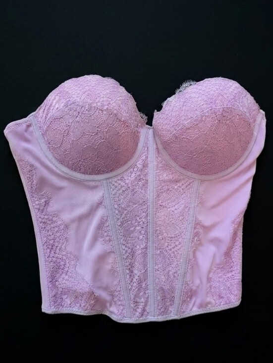 ReoRia Tops - Lilac Lace Bustier Corset Top (Size Medium) - NWT